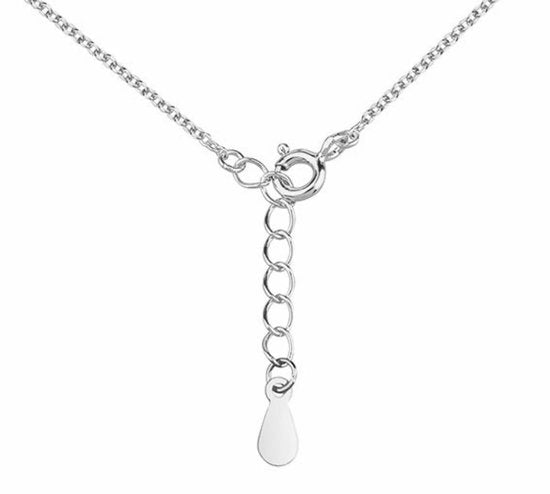 Joy|S - Zilveren puro amore ketting met hartje - gehodineerd