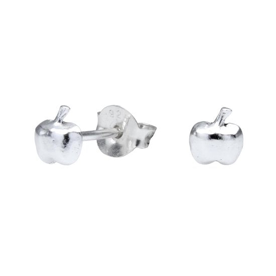 Joy|S - Zilveren petit appel oorbellen - 5 mm - oorknopjes