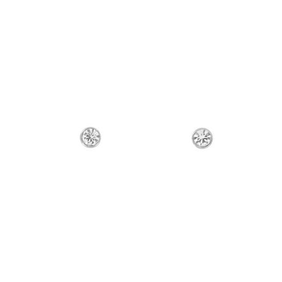 Joy|S - Zilveren neuspiercing set - 20 stuks - 2 mm rond - zirkonia